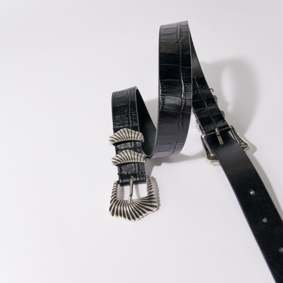 NWOT ✨ MAJE Black leather belt - Picture 3 of 9